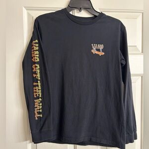 Boys Vans Off The Wall Long Sleeve Shirt Size Large 12/14